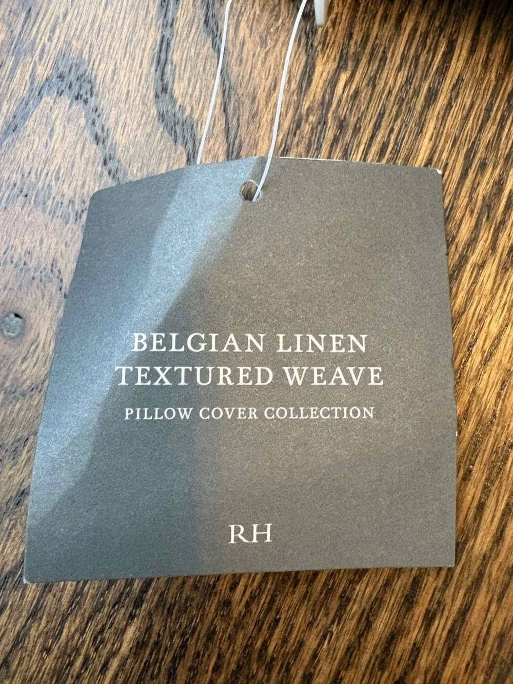 Restoration Hardware Belgian Linen Textured Weave Pillow Cover 21
